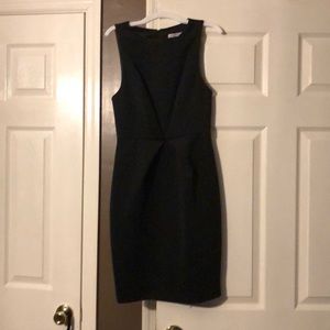Black dress w back zip